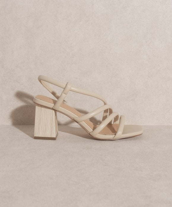 Shoes - OASIS SOCIETY Ashley - Wooden Heel Sandal -  - Cultured Cloths Apparel