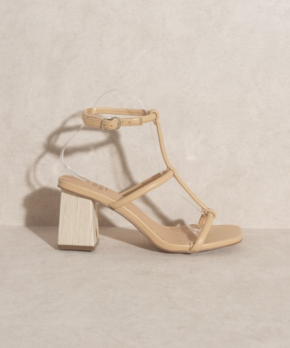  - OASIS SOCIETY Sofia   Wooden Heel Sandals -  - Cultured Cloths Apparel
