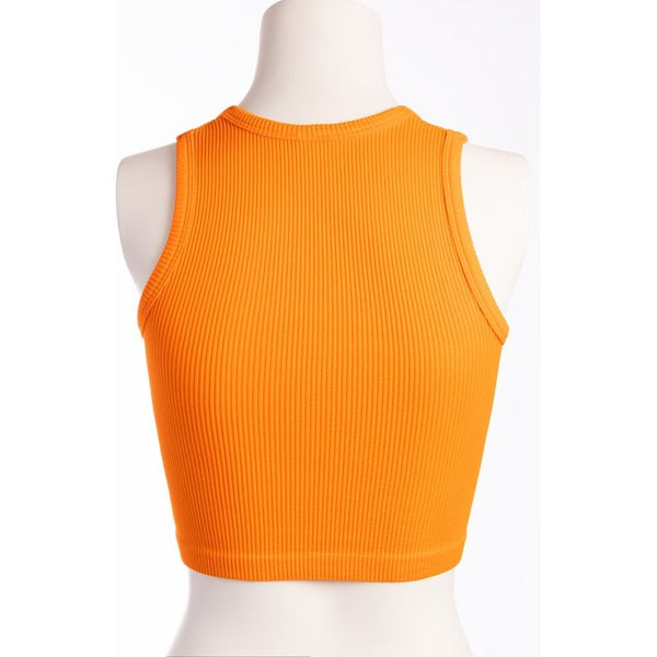 Athleisure - Thick Ribbed Cropped Tank -  - Cultured Cloths Apparel