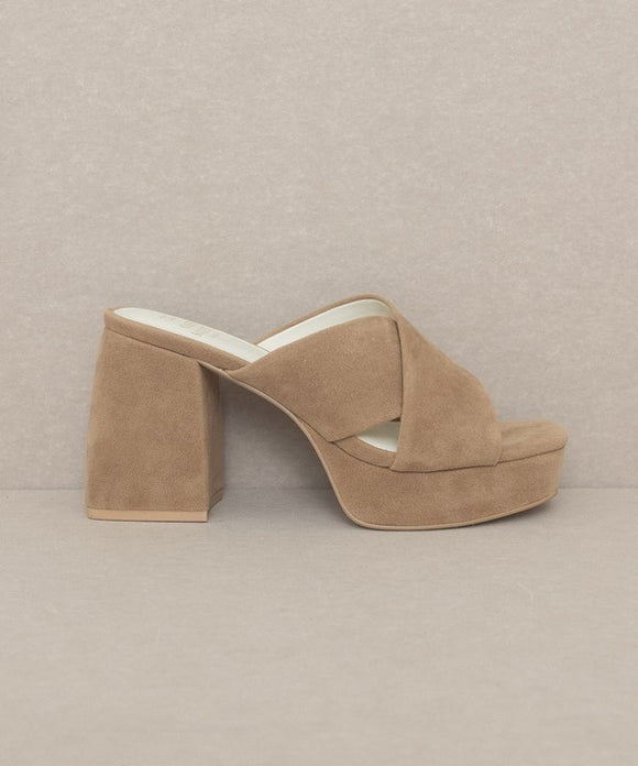  - Oasis Society Carmen - Chunky Platform Mule Heel -  - Cultured Cloths Apparel
