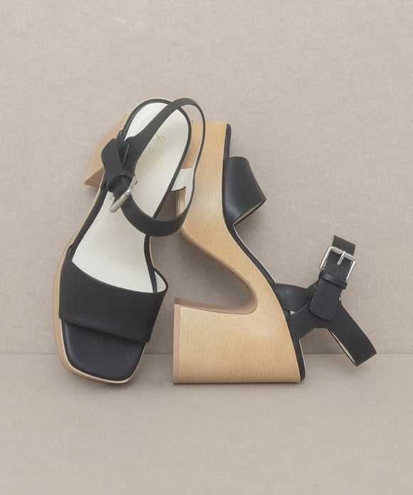 Shoes - Oasis Society Sadie - Chunky Platform Heel -  - Cultured Cloths Apparel