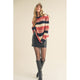 Women's Sweaters - Striped Colorblock Pullover Sweater -  - Cultured Cloths Apparel