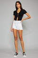 Shorts - Kancan Full Size High Rise Frayed Hem Denim Shorts -  - Cultured Cloths Apparel