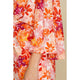Women's Rompers - Kimono Sleeve Floral Woven Romper -  - Cultured Cloths Apparel