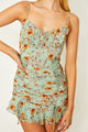 Women's Dresses - Floral Cami Mini Dress -  - Cultured Cloths Apparel
