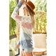Women's Sweaters - BiBi Color Block Openwork Long Sleeve Sweater -  - Cultured Cloths Apparel
