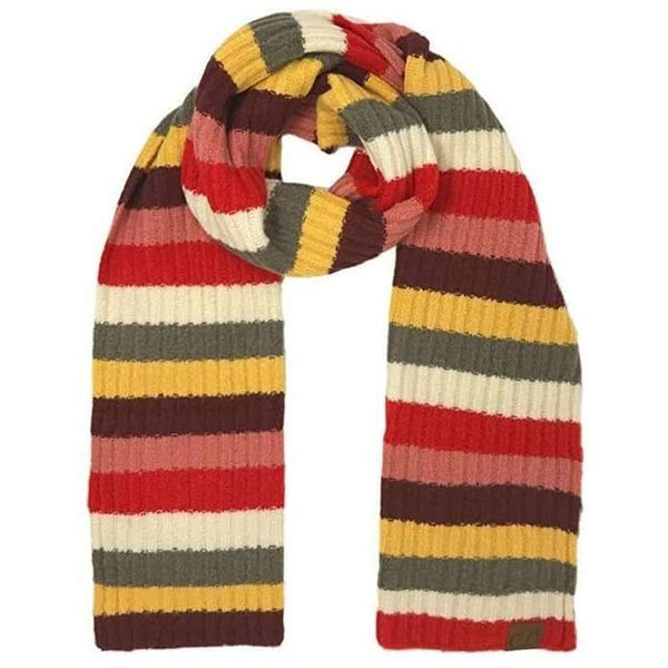 Accessories, Scarves - Striped C.C Scarves -  - Cultured Cloths Apparel