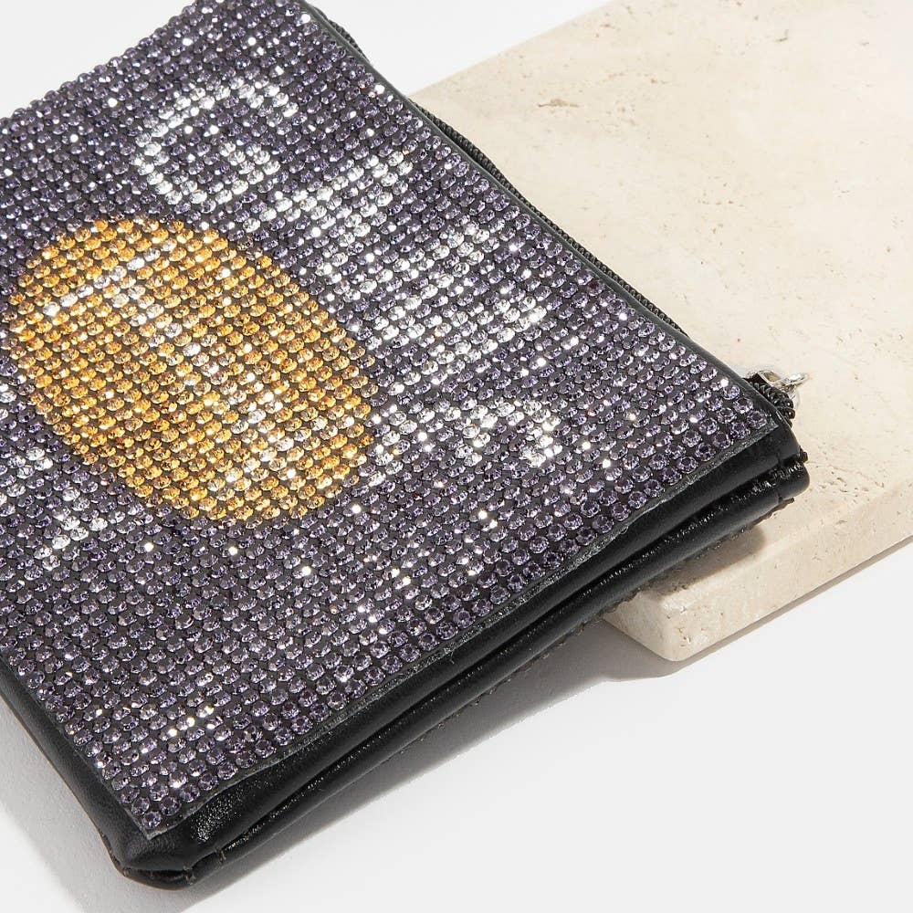Accessories, Bags - Game Day Pave Coin Purse - - Cultured Cloths Apparel