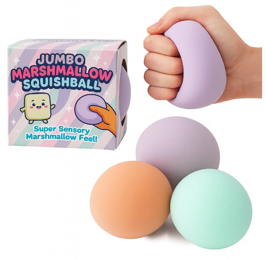 Accessories, Toys - Jumbo 3.5" Marshmallow Ball - - Cultured Cloths Apparel