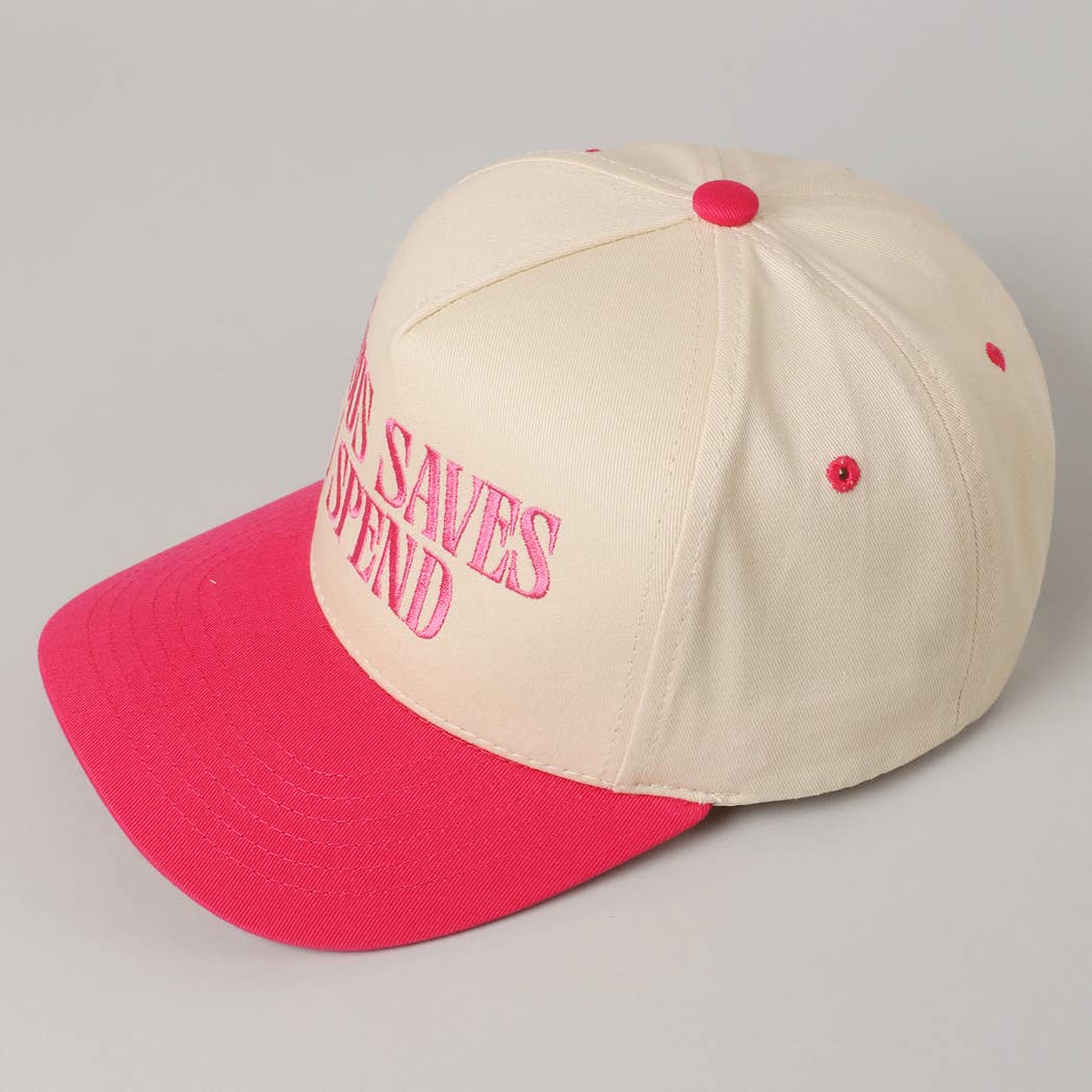 Accessories, Hats - JESUS SAVES I SPEND Embroidery Trucker Hat - - Cultured Cloths Apparel
