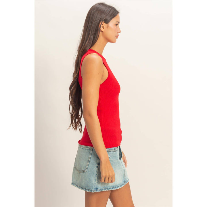 Ribbed Knit Tank Top
