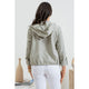 Outerwear - Snap Button Zip Up Hoodie -  - Cultured Cloths Apparel