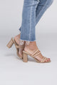 Shoes - OASIS SOCIETY Angela - Strappy Alligator Heel -  - Cultured Cloths Apparel