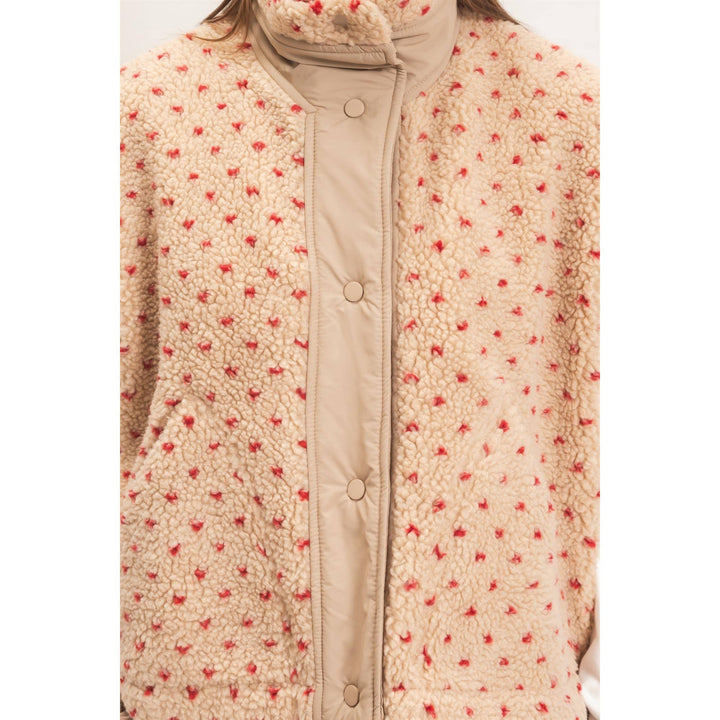 Polka Dot Sherpa Vest