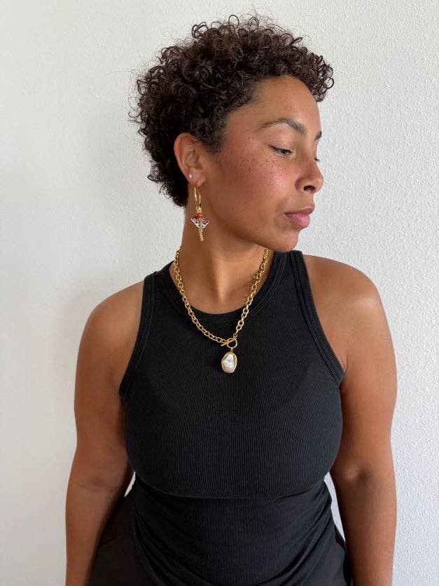 Accessories, Jewelry - Cora Baroque Pearl Necklace - - Cultured Cloths Apparel
