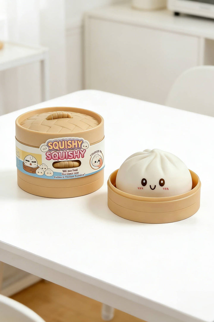 Accessories, Toys - Soft Bun Stress Relief Squeeze Toy - - Cultured Cloths Apparel