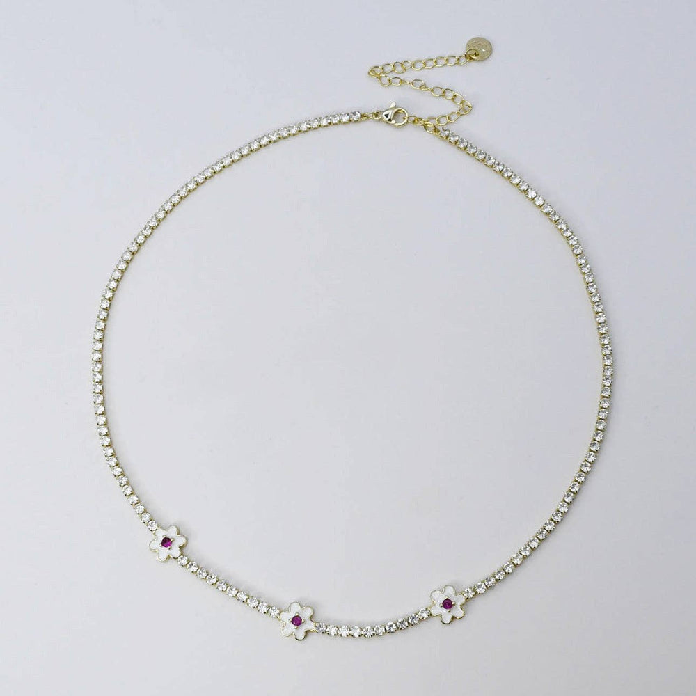 Accessories - Blossom Bling Necklace I-25 - - Cultured Cloths Apparel