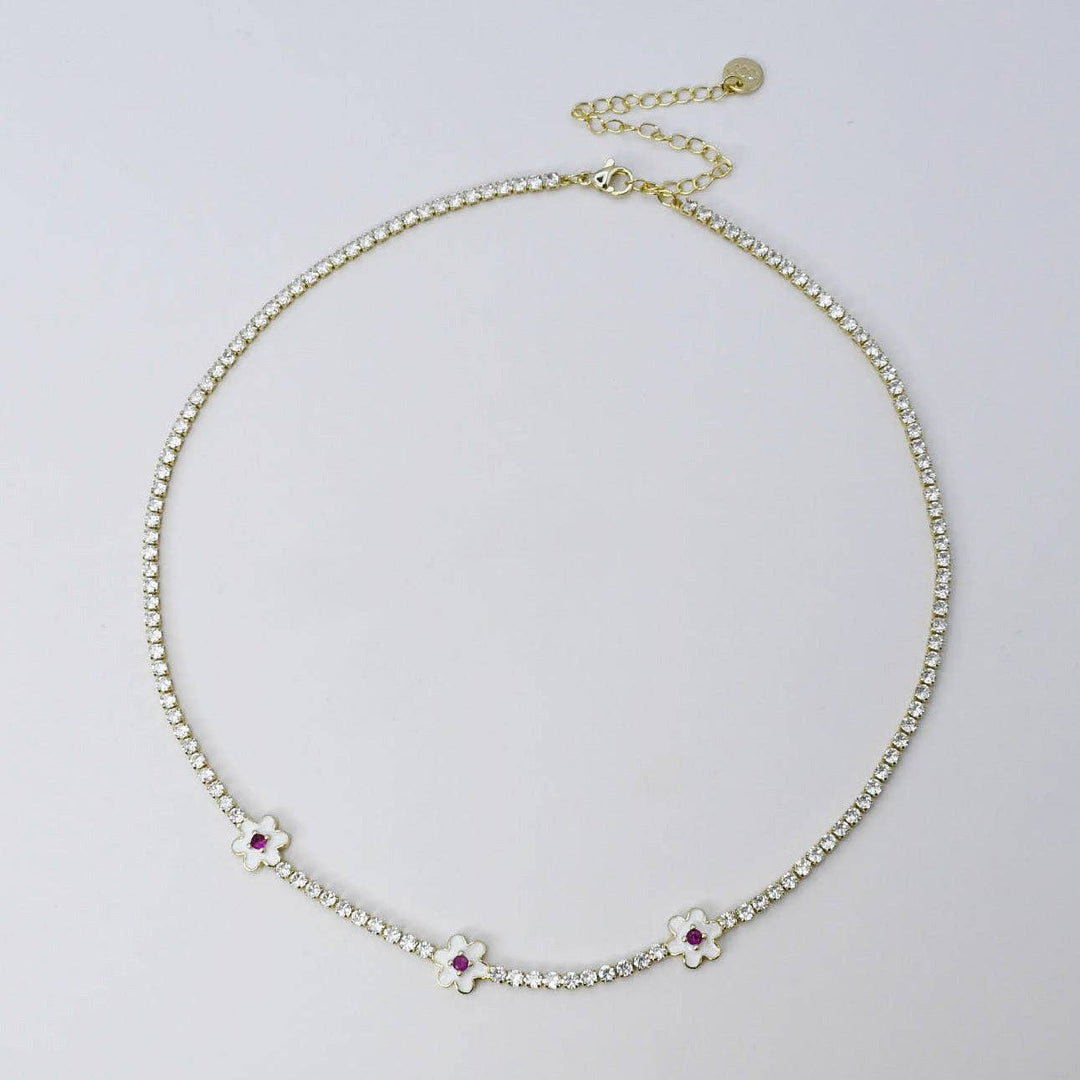 Accessories - Blossom Bling Necklace I-25 - - Cultured Cloths Apparel