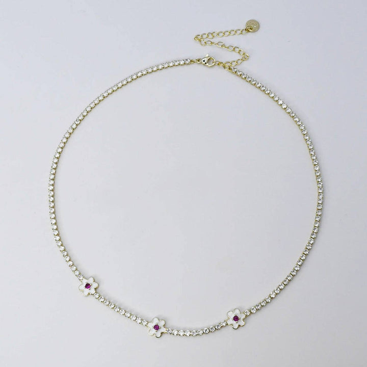 Accessories - Blossom Bling Necklace I-25 - - Cultured Cloths Apparel