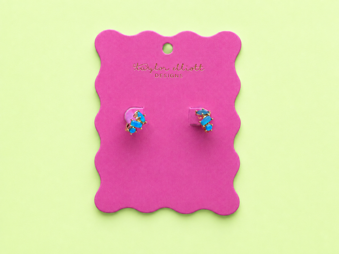 Huggie Earrings - Multi-Shaped - Quinn - Assorted Colors