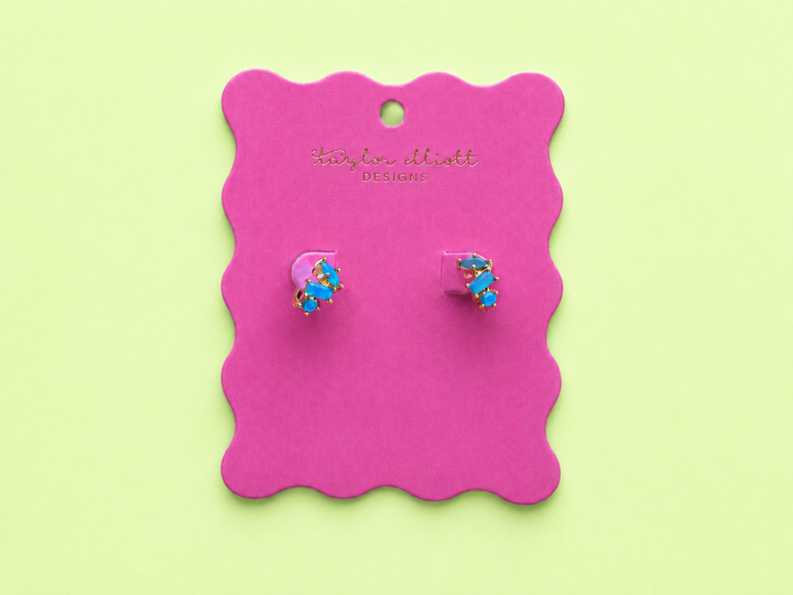Huggie Earrings - Multi-Shaped - Quinn - Assorted Colors