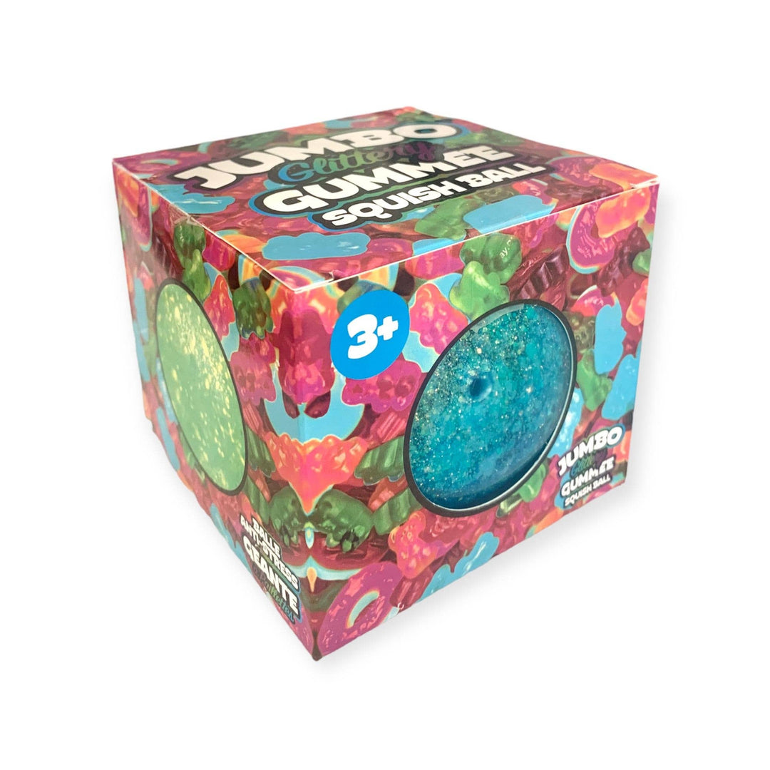 Accessories, Toys - Jumbo Glittery Gummee Ball - 4" - - Cultured Cloths Apparel