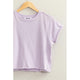 Women's Short Sleeve - Perfection Cropped T-Shirt - Lavender - Cultured Cloths Apparel