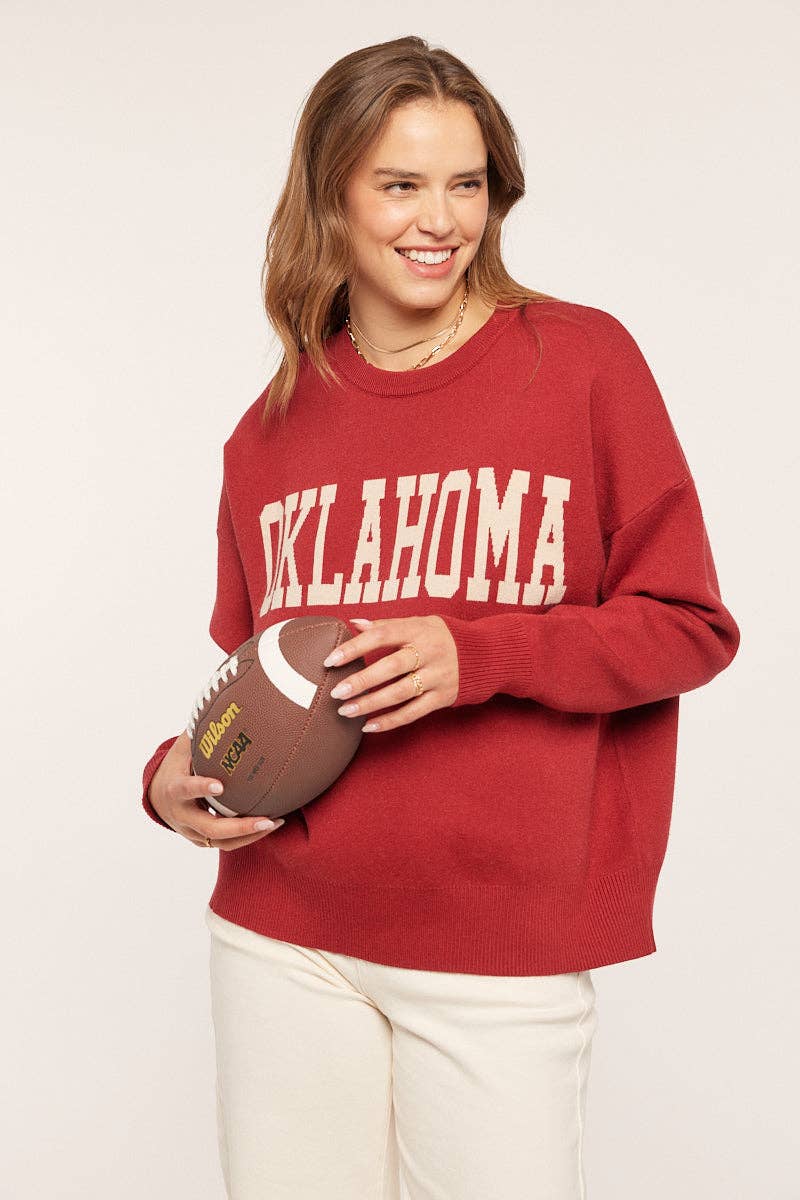 Oklahoma Graphic Crewneck Sweater