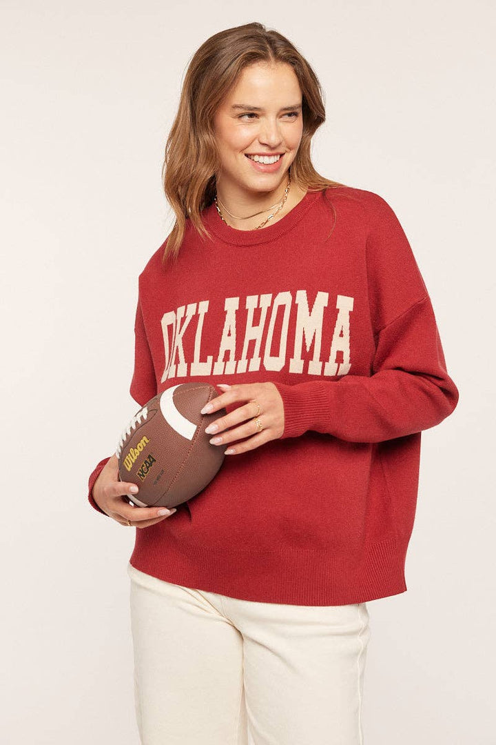 Oklahoma Graphic Crewneck Sweater