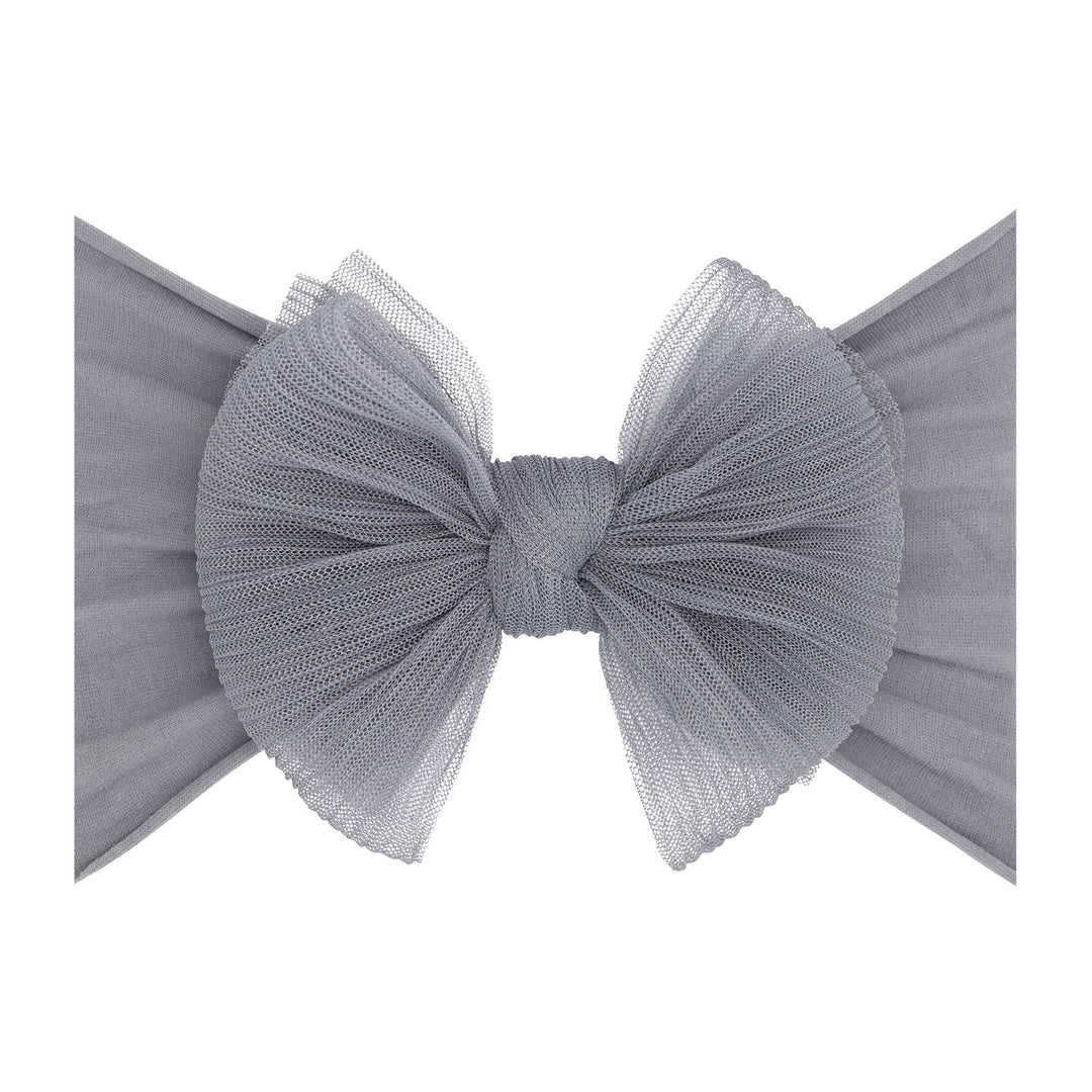 Accessories - Baby Bling® Tulle FAB® soft nylon headband with tulle bow - - Cultured Cloths Apparel