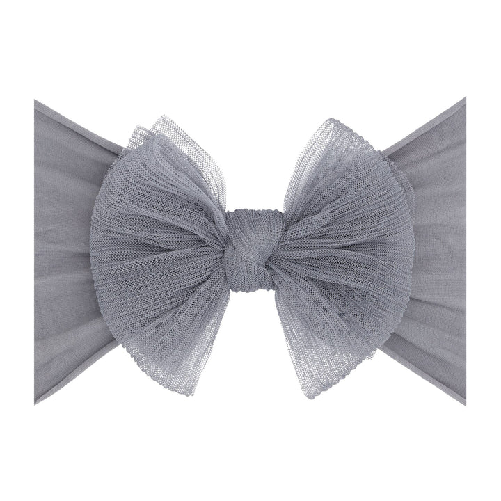 Accessories - Baby Bling® Tulle FAB® soft nylon headband with tulle bow - - Cultured Cloths Apparel