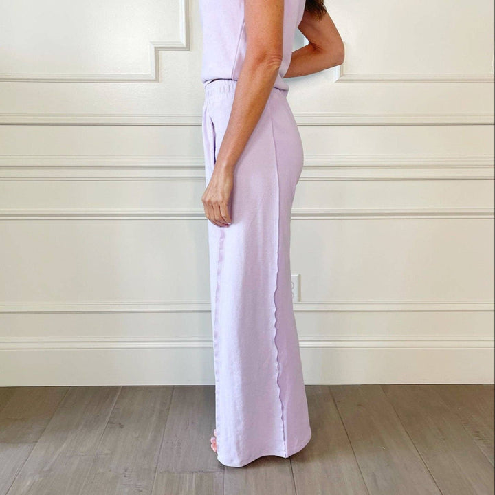 Pants - Lilac Flowy Pant - - Cultured Cloths Apparel