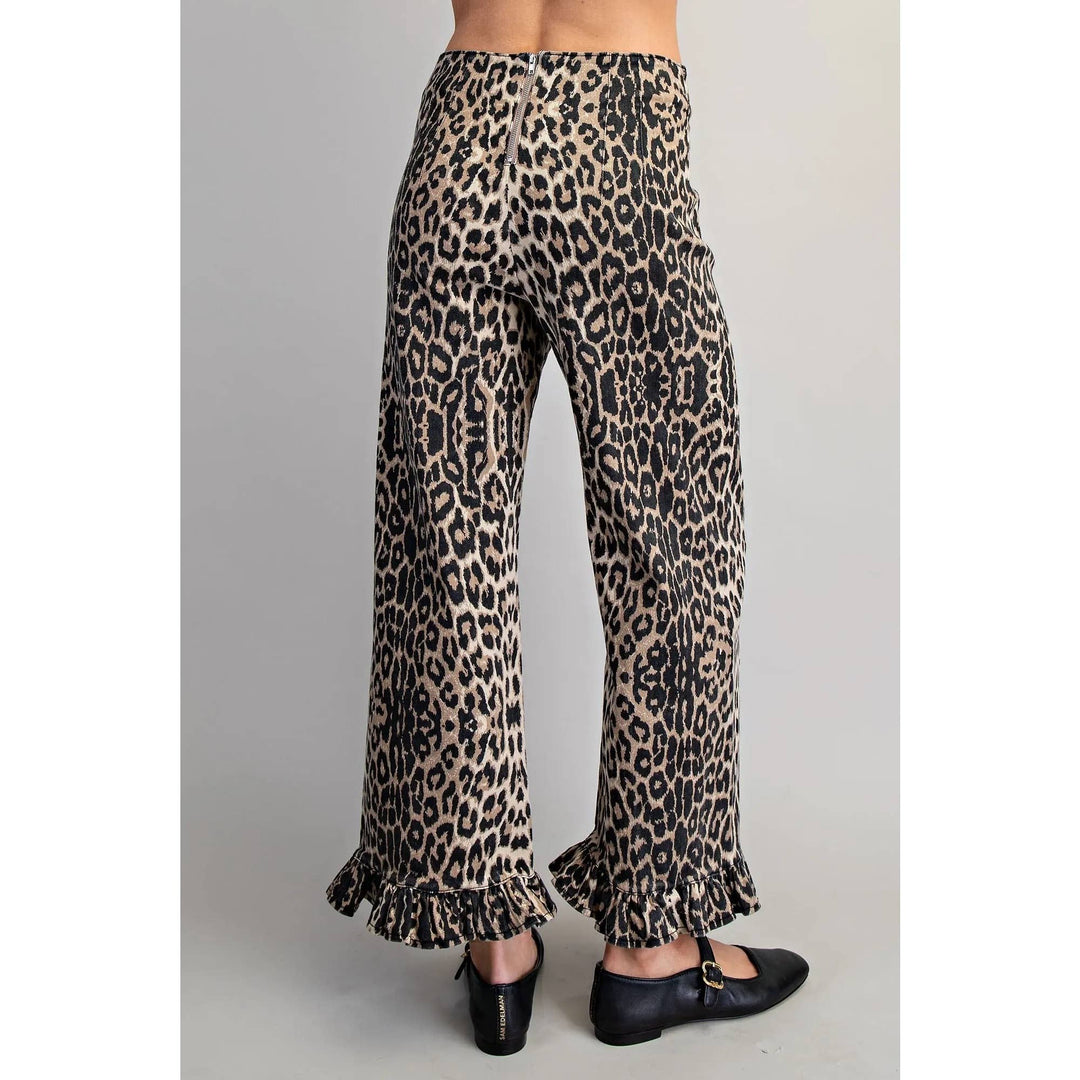 Pants - Leopard Pants - - Cultured Cloths Apparel