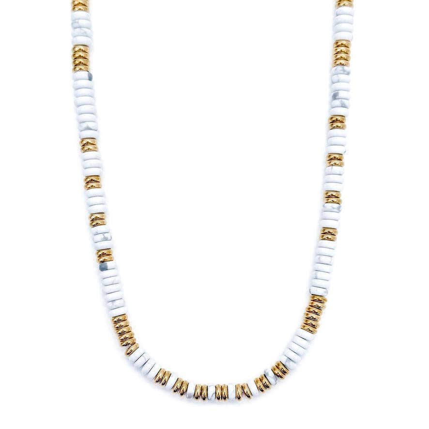 Joan Multi Color Beaded Stone Necklace