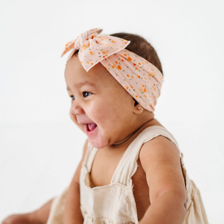 Accessories - Baby Bling® Printed Knot soft nylon headband - - Cultured Cloths Apparel