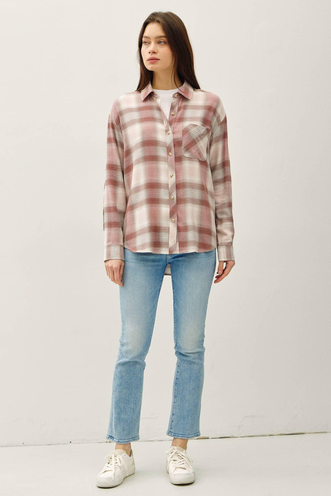 VINTAGE PLAID BOXY SHIRT