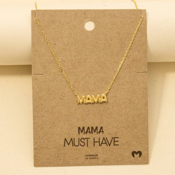 Accessories, Necklaces - Bubble Mama Pendant Necklace - G - Cultured Cloths Apparel