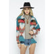Outerwear - Soft Comfy Lightweight Aztec Pattern Jacket -  - Cultured Cloths Apparel