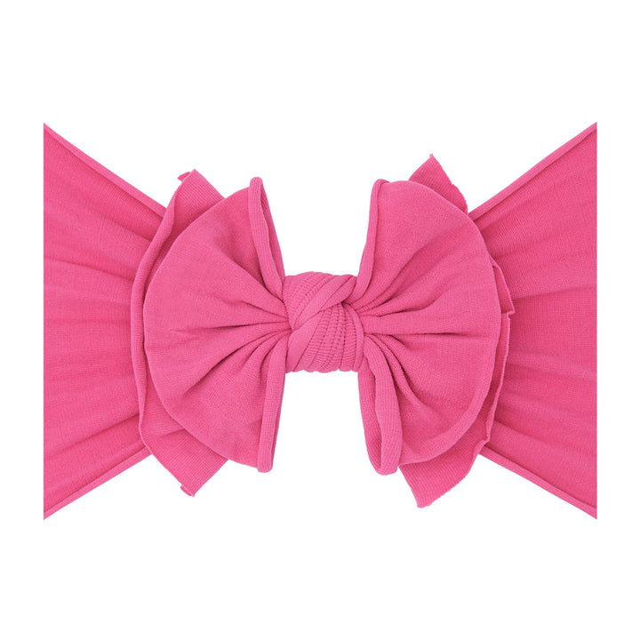 Accessories - Baby Bling® FAB-BOW-LOUS® soft nylon bow headband - hot pink - Cultured Cloths Apparel