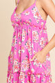 Women's Dresses - Culture Code Full Size Floral Ruffled Cami Dress -  - Cultured Cloths Apparel