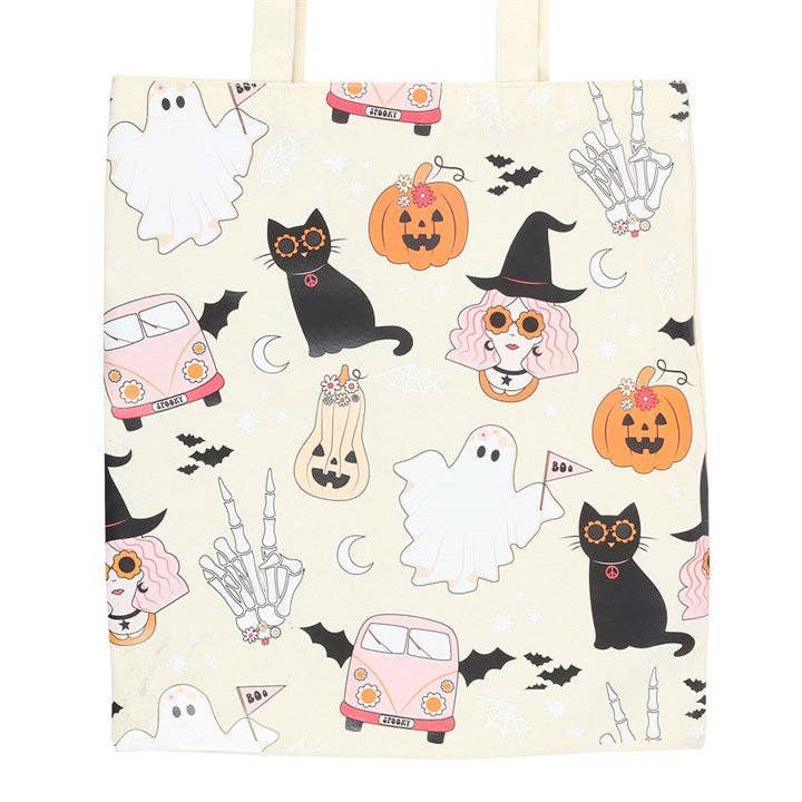 Groovy Ghost Halloween Tote Bag - Discount Rewards Bag (Sept & Oct)