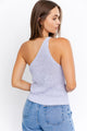 Women's Sleeveless - One Shoulder Tape Yarn Knit Top -  - Cultured Cloths Apparel