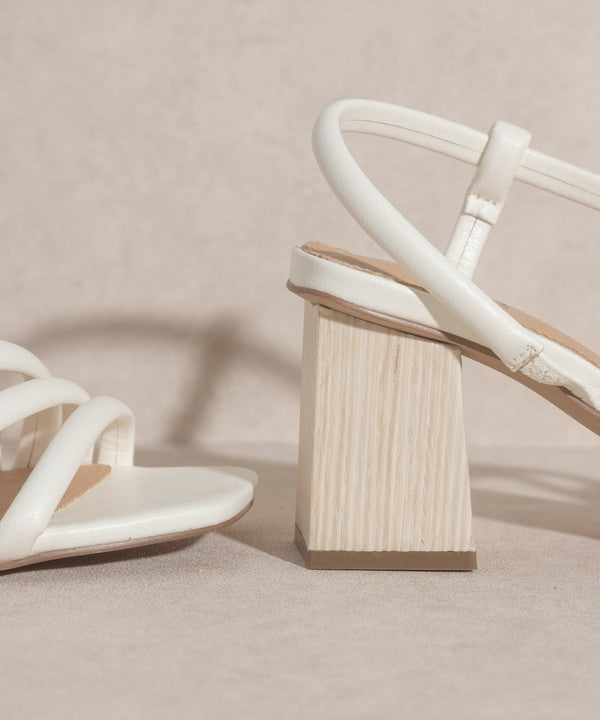 Shoes - OASIS SOCIETY Ashley - Wooden Heel Sandal -  - Cultured Cloths Apparel
