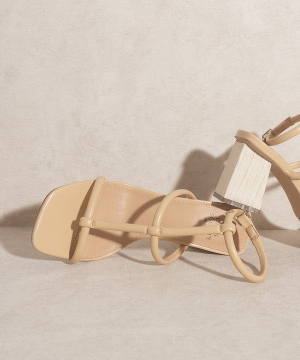 Shoes - OASIS SOCIETY Sofia   Wooden Heel Sandals -  - Cultured Cloths Apparel