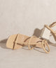 Shoes - OASIS SOCIETY Sofia   Wooden Heel Sandals -  - Cultured Cloths Apparel