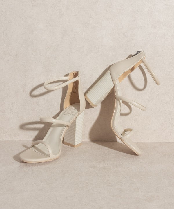 Shoes - OASIS SOCIETY Taylor - Minimalist Strappy Heel -  - Cultured Cloths Apparel