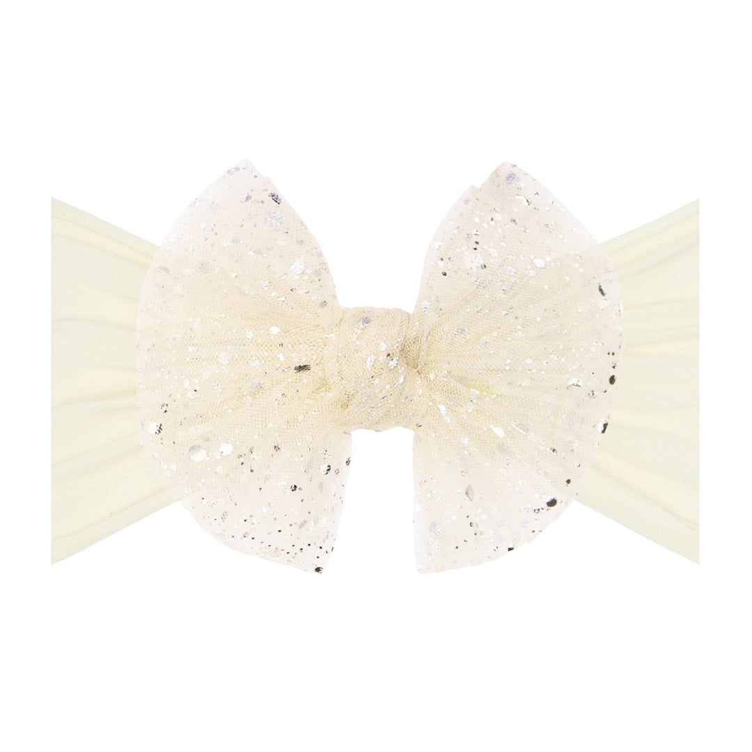 Accessories - Baby Bling® Tulle FAB® soft nylon headband with tulle bow - - Cultured Cloths Apparel
