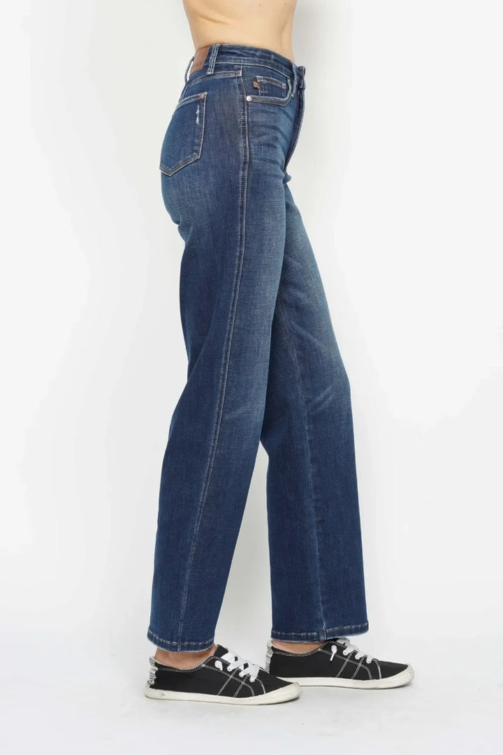 Denim - Judy Blue Full Size High Waist Tummy Control Jeans - - Cultured Cloths Apparel