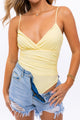 Women's Sleeveless - Ruched Bodysuit -  - Cultured Cloths Apparel