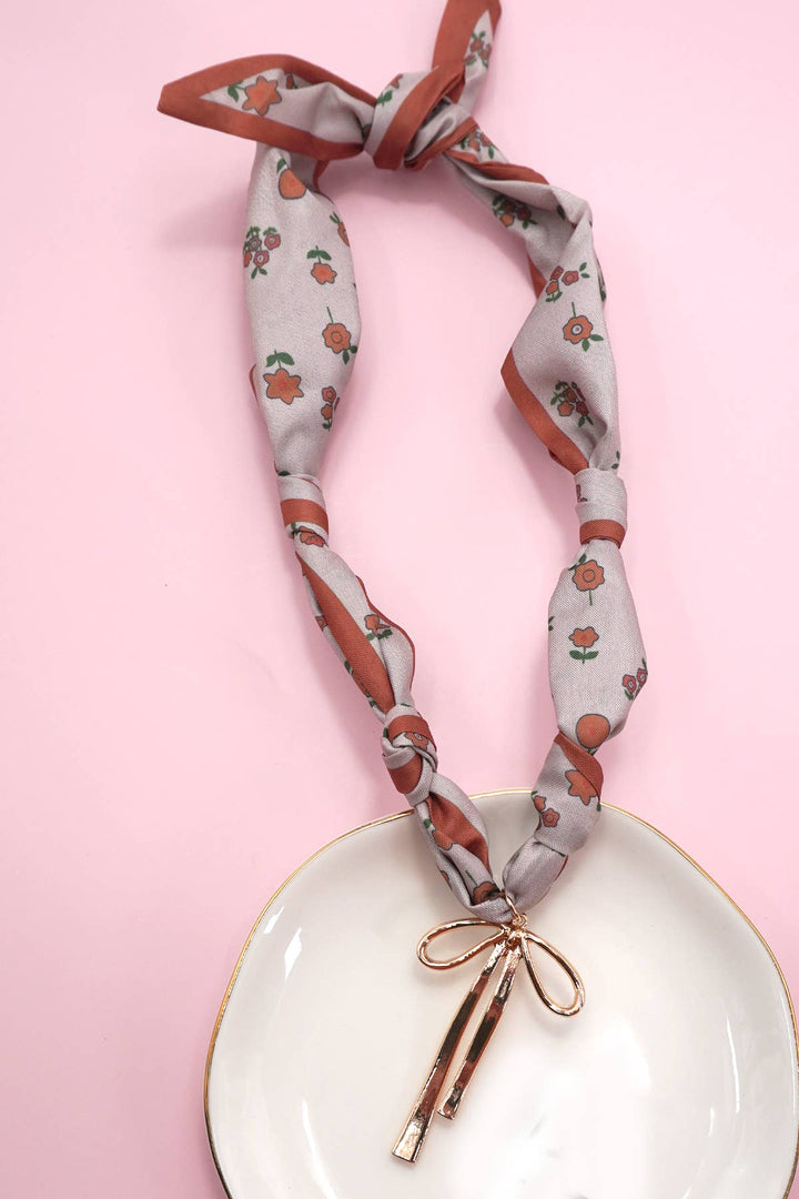 Accessories, Necklaces - HANDMADE SCARF CHARM NECKLACE | 80N91790 - L - Cultured Cloths Apparel